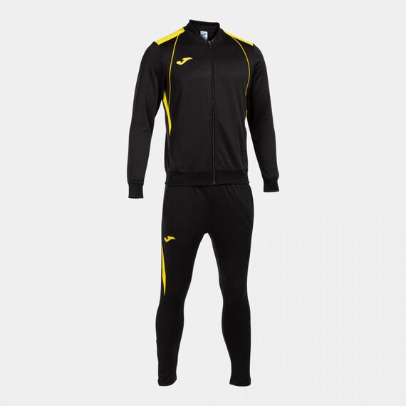 JOMA CHAMPIONSHIP VII dres sportywy męski bluza rozpinana i spodnie 103083.109 czarny, Kolor: czarny, Waga: 0.2, Rozmiar: L
