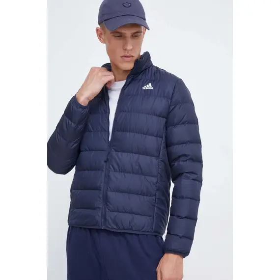 ADIDAS kurtka puchowa męska IK3218 granatowa, Kolor: niebieski, Waga: 0.4, Rozmiar: S