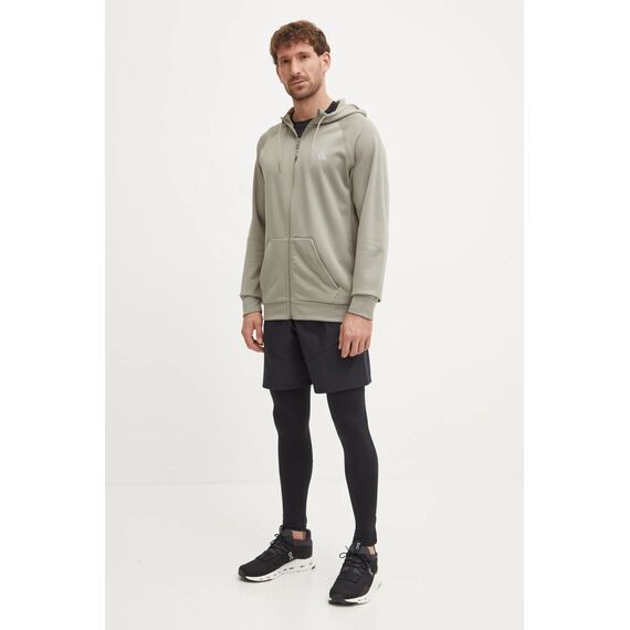 ADIDAS bluza dresowa męska na zamek z kapturem IW8395 zielona, Kolor: zielony, Waga: 0.3, Rozmiar: S
