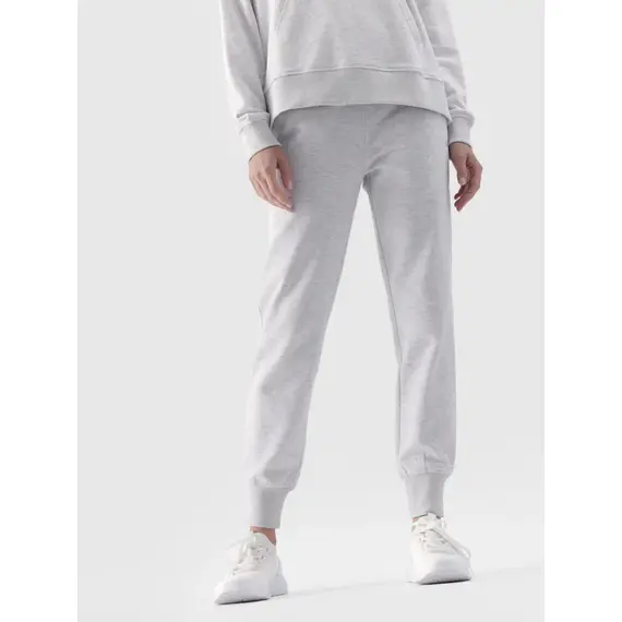 4F spodnie damskie dresowe bawełniane F0946 szare, Kolor: szary, Rozmiar: M, 2 zdjęcie