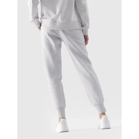 4F spodnie damskie dresowe bawełniane F0946 szare, Kolor: szary, Rozmiar: M, 3 zdjęcie