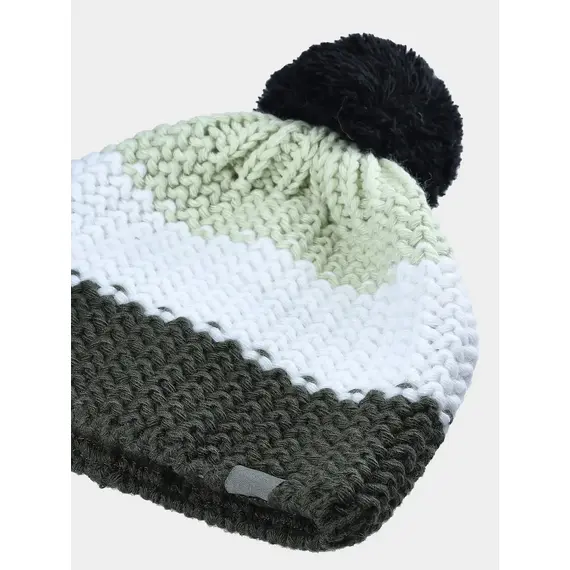 4F czapka z pomponem M461 biała, Kolor: biały, Rozmiar: L, 2 zdjęcie