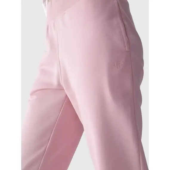 4F spodnie damskie dresowe bawełniane F0946 różowe, Kolor: różowy, Rozmiar: XL, 2 zdjęcie