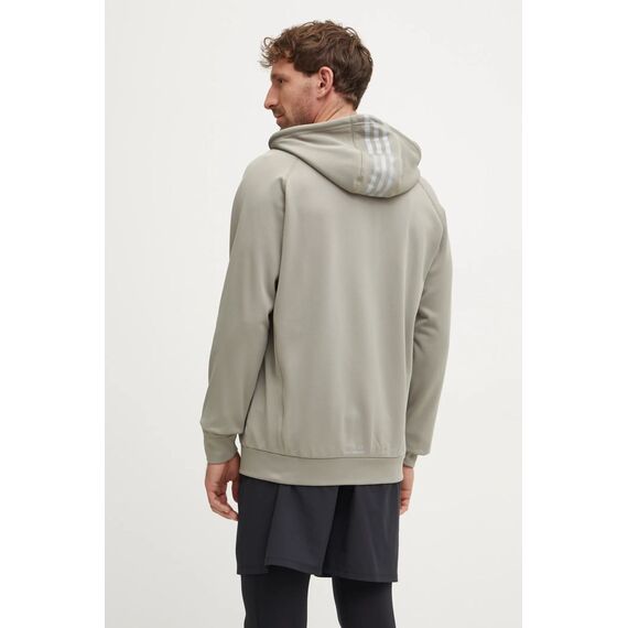 ADIDAS bluza dresowa męska na zamek z kapturem IW8395 zielona, Kolor: zielony, Waga: 0.3, Rozmiar: XL, 3 zdjęcie