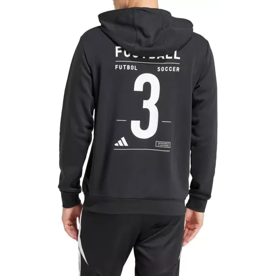 ADIDAS bluza dresowa męska z kapturem IW0192 czarna, Kolor: czarny, Waga: 0.25, Rozmiar: S, 2 zdjęcie ADIDAS bluza dresowa męska z kapturem IW0192 czarna, Kolor: czarny, Waga: 0.25, Rozmiar: S, 2 zdjęcie