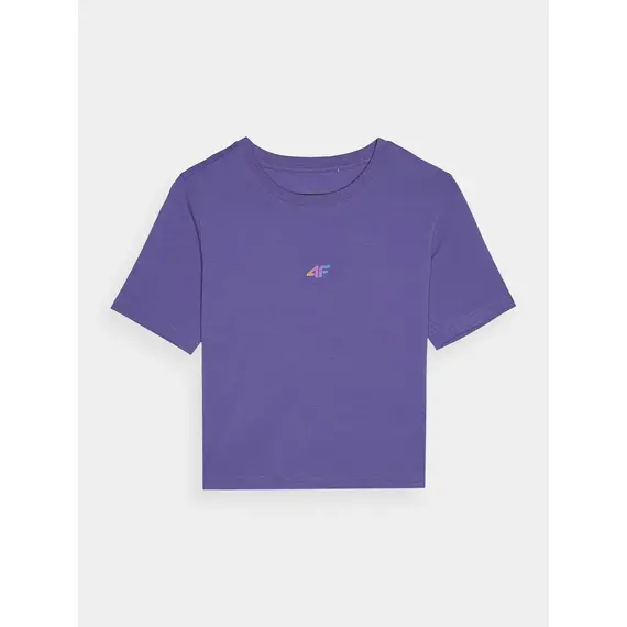 4F t-shirt damski koszulka sportowa F1701 fioletowa, Kolor: fioletowy, Rozmiar: L, 6 zdjęcie