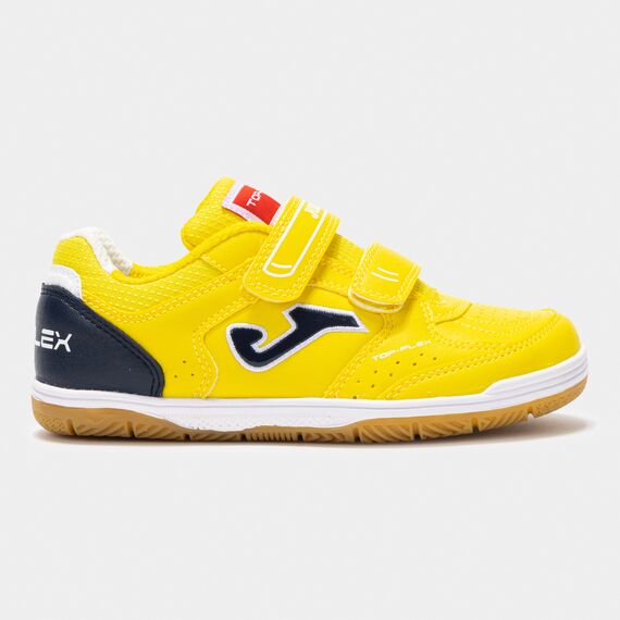JOMA TOP FLEX buty piłkarskie dla dzieci na rzepy TPJ2528INV, Kolor: żółty, Waga: 0.4, Rozmiar: 30