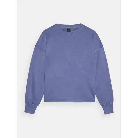 4F bluza bawełniana damska bez kaptura F1342 niebieska, Kolor: niebieski, Rozmiar: XL, 2 zdjęcie 4F bluza bawełniana damska bez kaptura F1342 niebieska, Kolor: niebieski, Rozmiar: XL, 2 zdjęcie