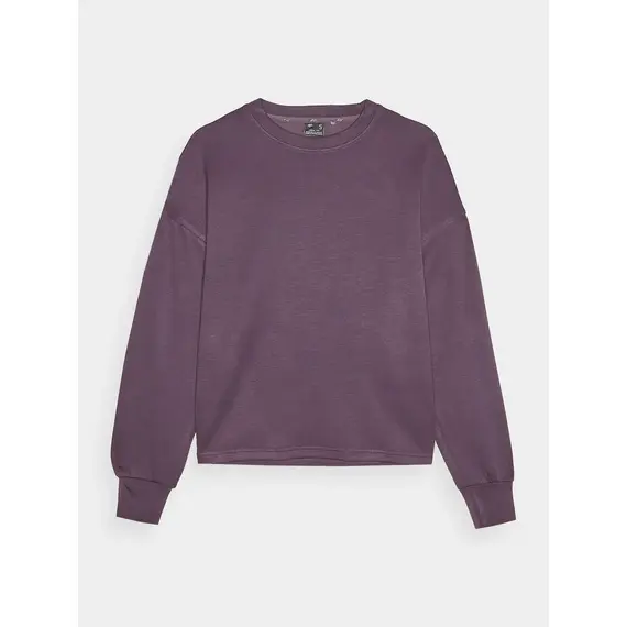 4F bluza bawełniana damska bez kaptura F1342 fioletowa, Kolor: fioletowy, Rozmiar: M, 2 zdjęcie 4F bluza bawełniana damska bez kaptura F1342 fioletowa, Kolor: fioletowy, Rozmiar: M, 2 zdjęcie