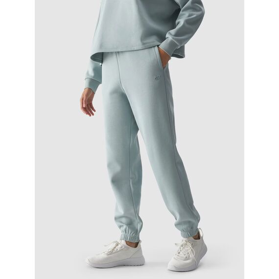 4F spodnie dresowe damskie luźne F0819 zielone, Kolor: zielony, Rozmiar: XS, 3 zdjęcie