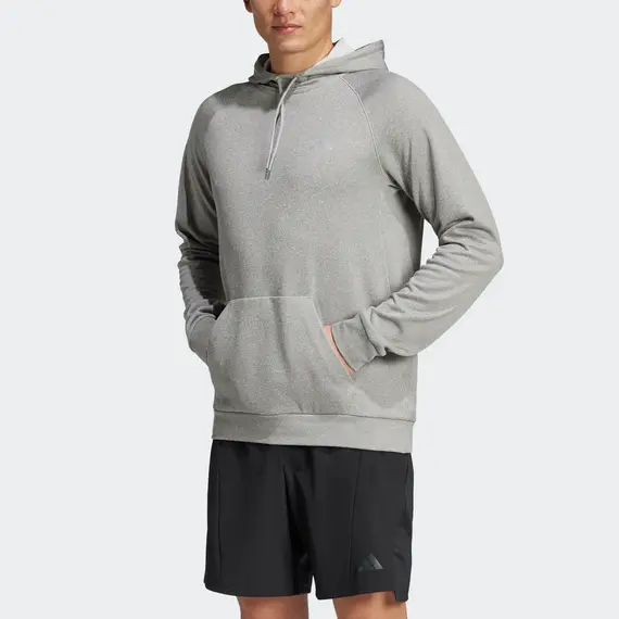 ADIDAS bluza dresowa męska na zamek z kapturem IW8390 szara, Kolor: szary, Waga: 0.3, Rozmiar: 2XL, 6 zdjęcie