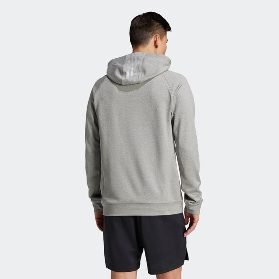 ADIDAS bluza dresowa męska na zamek z kapturem IW8390 szara, Kolor: szary, Waga: 0.3, Rozmiar: L, 5 zdjęcie