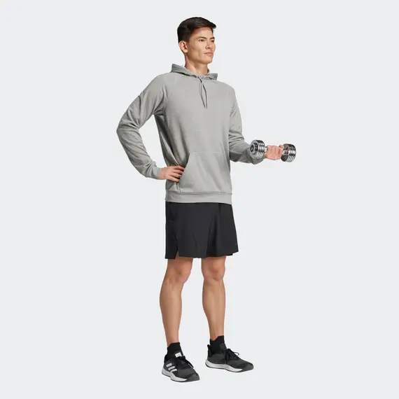 ADIDAS bluza dresowa męska na zamek z kapturem IW8390 szara, Kolor: szary, Waga: 0.3, Rozmiar: M, 4 zdjęcie