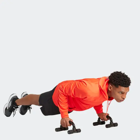 ADIDAS bluza dresowa męska na zamek z kapturem IW8397 czerwona, Kolor: czerwony, Waga: 0.3, Rozmiar: XL, 4 zdjęcie