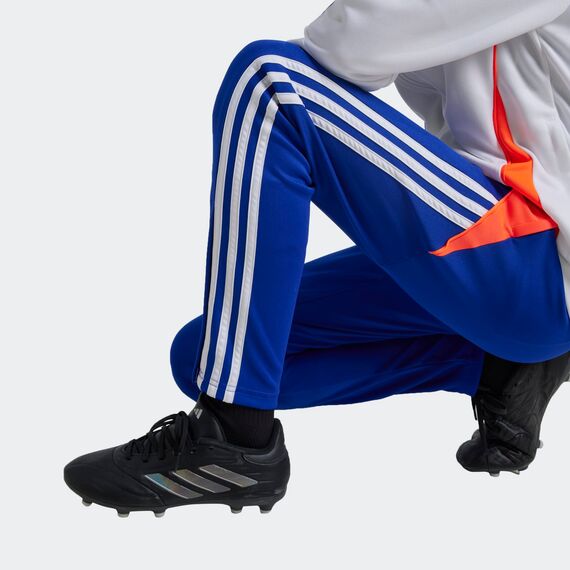 ADIDAS spodnie dresowe młodzieżowe rurki treningowe TIRO JE1989 niebieskie, Kolor: niebieski, Waga: 0.25, Rozmiar: 164, 4 zdjęcie