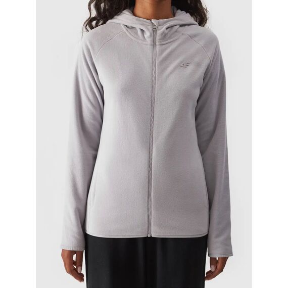 4F bluza polarowa damska F291 szara, Kolor: szary, Rozmiar: S, 4 zdjęcie