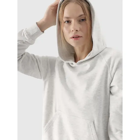 4F bluza dresowa damska z kapturem F1468 szara, Kolor: szary, Rozmiar: XXL, 2 zdjęcie 4F bluza dresowa damska z kapturem F1468 szara, Kolor: szary, Rozmiar: XXL, 2 zdjęcie