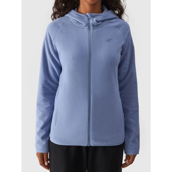 4F bluza polarowa damska F291 niebieska, Kolor: niebieski, Rozmiar: XS, 2 zdjęcie