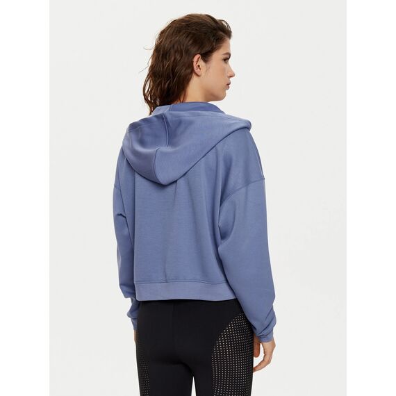 4F bluza dresowa rozpinana z kapturem F1341 niebieska, Kolor: niebieski, Rozmiar: S, 3 zdjęcie