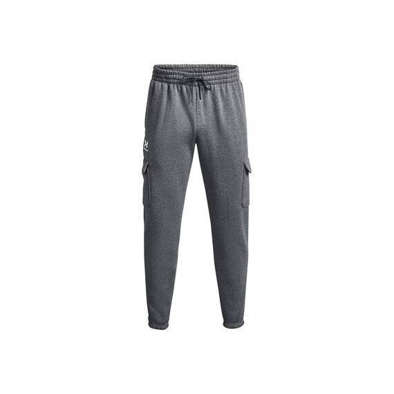 UNDER ARMOUR spodnie dresowe męskie Essential Flc Cargo szare, Kolor: szary, Rozmiar: L