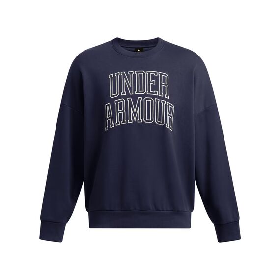 UNDER ARMOUR bluza bawełniana męska Icon HWT Terry OS Crew granatowa, Kolor: granatowy, Rozmiar: M, 3 zdjęcie