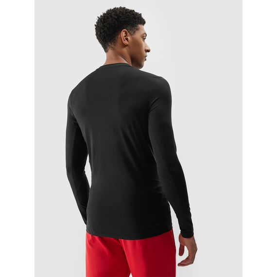 4F koszulka z długim rękawem longsleeve męska FNK M183 czarna, Kolor: czarny, Rozmiar: XL, 3 zdjęcie