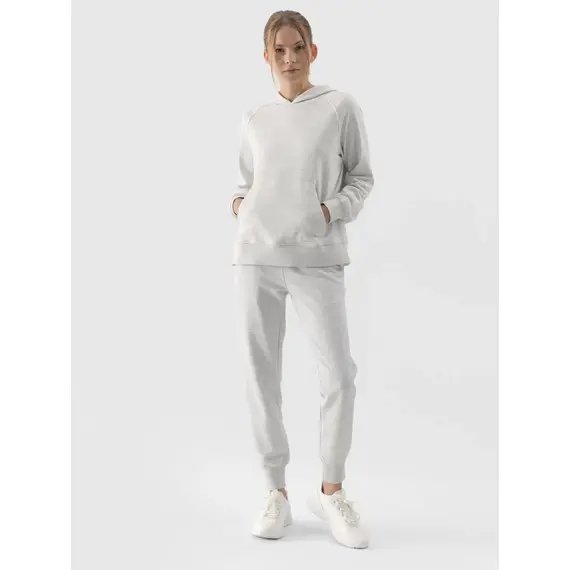4F bluza dresowa damska z kapturem F1468 szara, Kolor: szary, Rozmiar: M, 3 zdjęcie