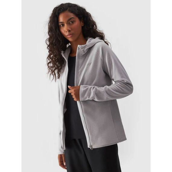 4F bluza polarowa damska F291 szara, Kolor: szary, Rozmiar: S, 3 zdjęcie