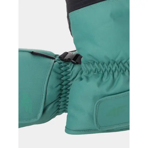 4F Rękawiczki męskie narciarskie Fnk M150 zielone, Kolor: zielony, Rozmiar: M, 2 zdjęcie