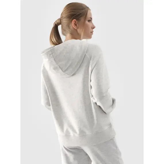 4F bluza dresowa damska z kapturem F1468 szara, Kolor: szary, Rozmiar: XXL, 4 zdjęcie 4F bluza dresowa damska z kapturem F1468 szara, Kolor: szary, Rozmiar: XXL, 4 zdjęcie