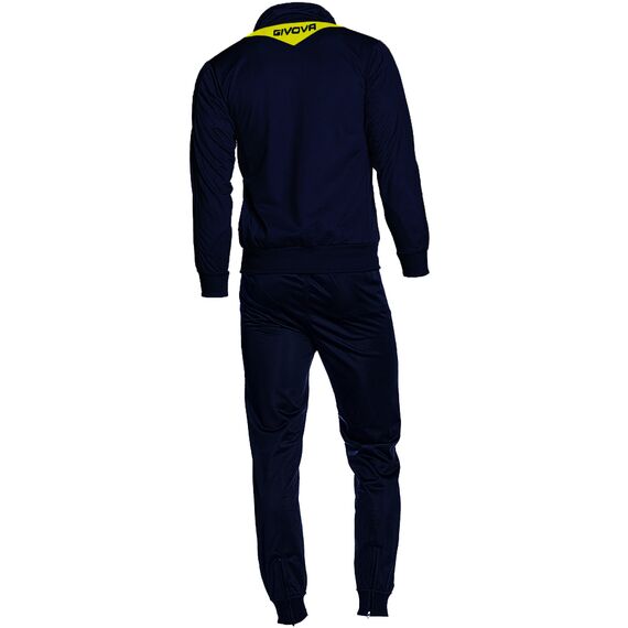 GIVOVA dres sportowy męski komplet bluza i spodnie TR018 granatowy, Kolor: granatowy, Rozmiar: XL, 2 zdjęcie