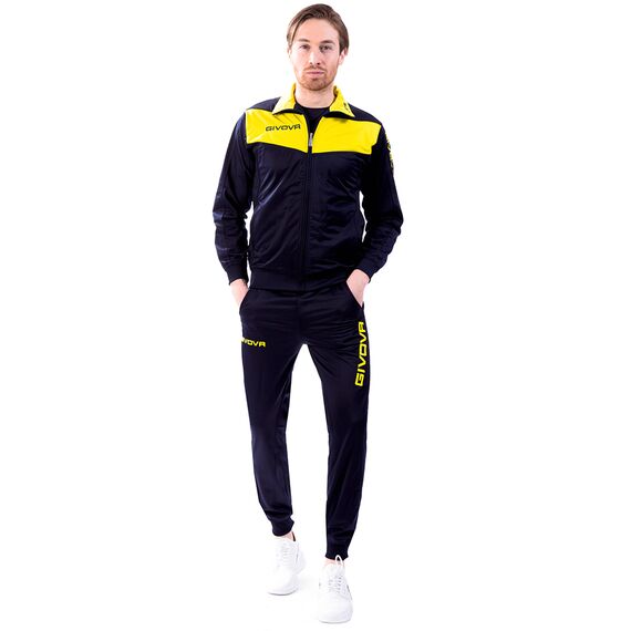 GIVOVA dres sportowy męski komplet bluza i spodnie TR018 granatowy, Kolor: granatowy, Rozmiar: XL, 6 zdjęcie