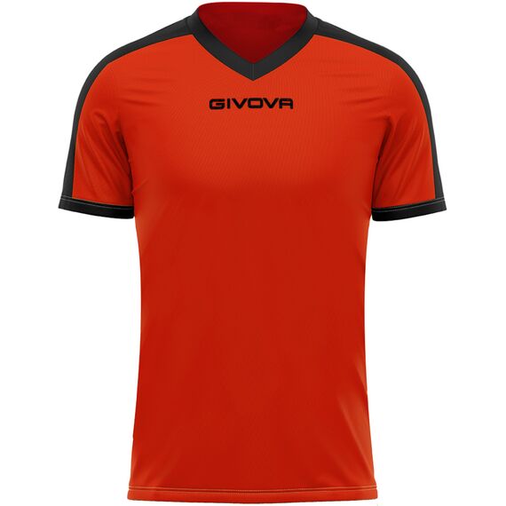GIVOVA koszulka sportowa męska t-shirt treningowy MAC04 czerwona, Kolor: czerwony, Rozmiar: S