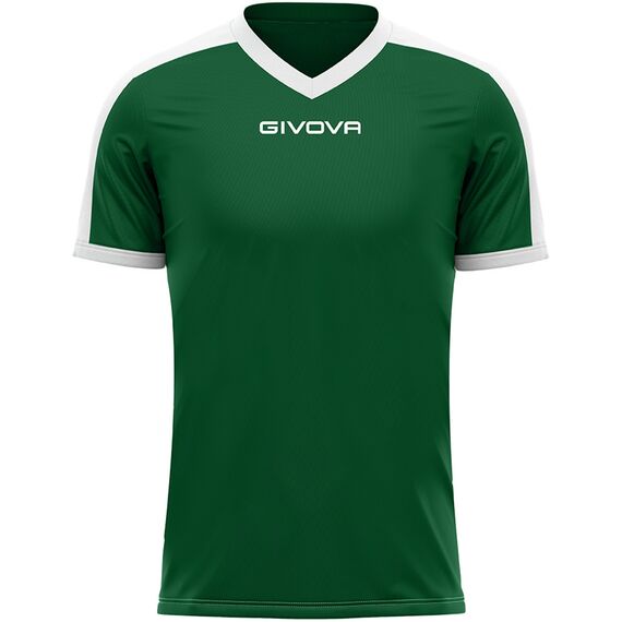 GIVOVA koszulka sportowa męska t-shirt treningowy MAC04 zielona, Kolor: zielony, Rozmiar: M