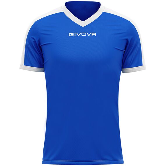 GIVOVA koszulka sportowa męska t-shirt treningowy MAC04 niebieska, Kolor: niebieski, Rozmiar: L