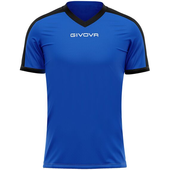 GIVOVA koszulka sportowa męska t-shirt treningowy MAC04 niebieska, Kolor: niebieski, Rozmiar: M