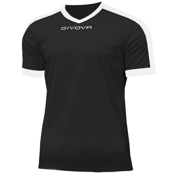 GIVOVA koszulka sportowa męska t-shirt treningowy MAC04 czarny, Kolor: czarny, Rozmiar: S