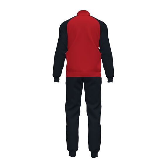 JOMA ACADEMY IV dres męski treningowy komplet bluza i spodnie 101966.601 czerwony/czarny, Kolor: czarny, Waga: 0.2, Rozmiar: 2XL