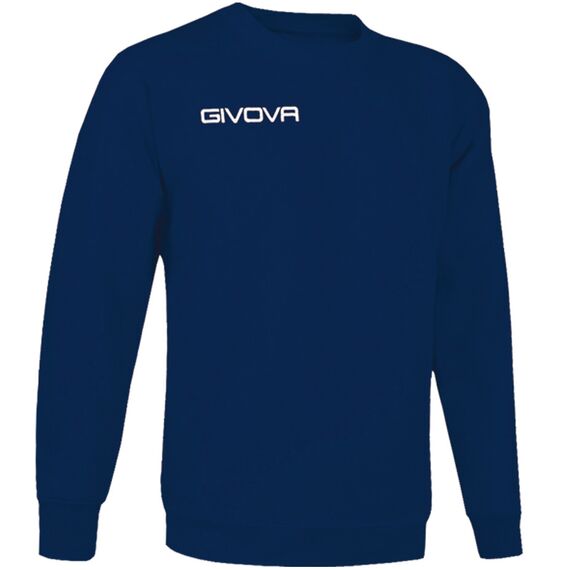 GIVOVA bluza męska polarowa sportowa G/COLLO MA019 granatowa, Kolor: granatowy, Rozmiar: XL
