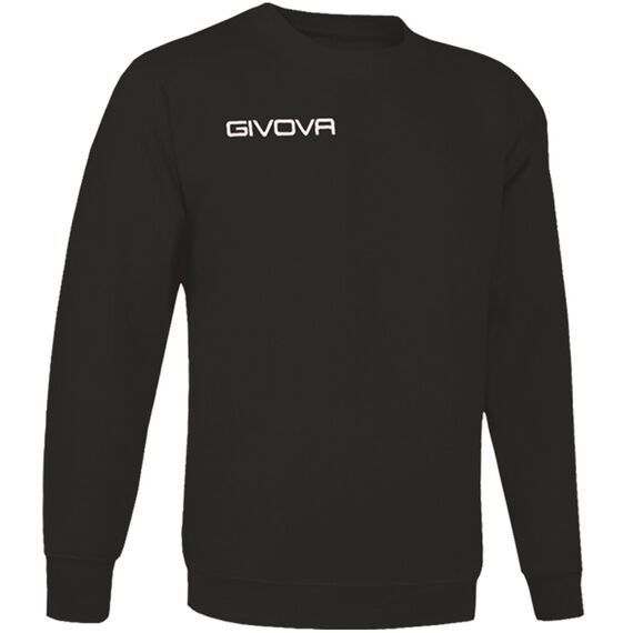 GIVOVA bluza męska polarowa sportowa G/COLLO MA019 czarna, Kolor: czarny, Rozmiar: 2XL