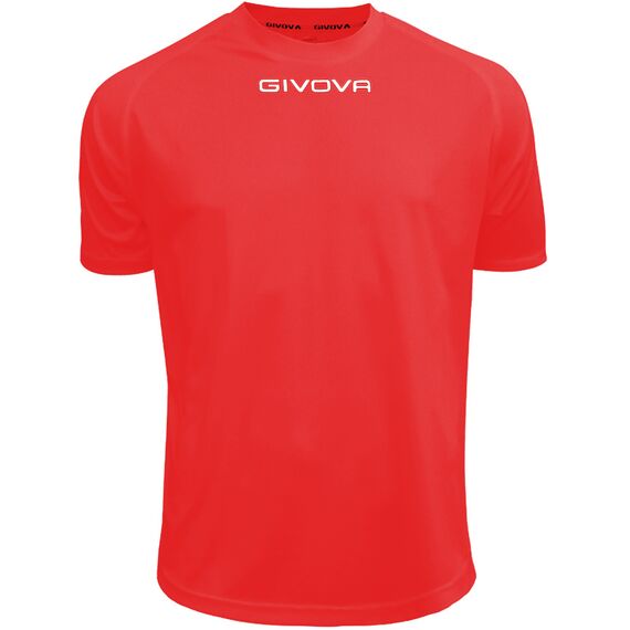 GIVOVA koszulka sportowa męska t-shirt treningowy MAC01 czerwona, Kolor: czerwony, Rozmiar: XL