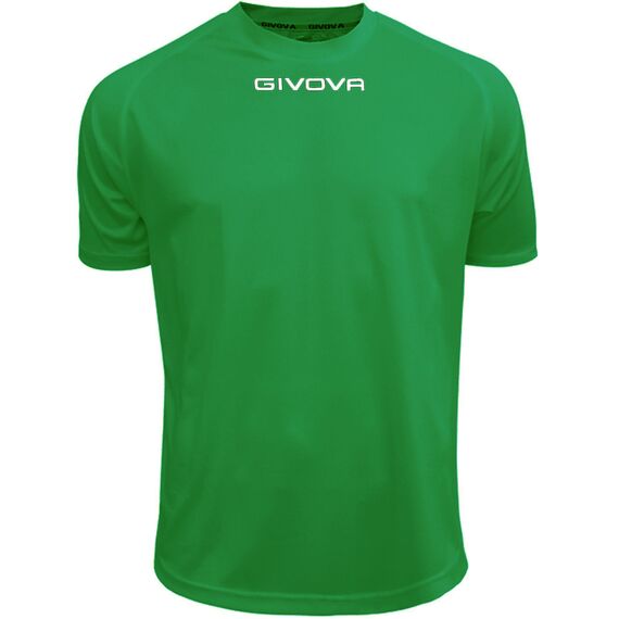 GIVOVA koszulka sportowa męska t-shirt treningowy MAC01 zielona, Kolor: zielony, Rozmiar: 2XL