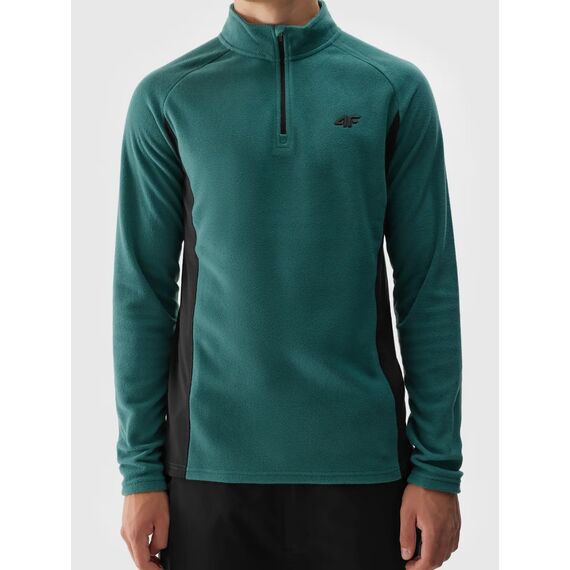 4F bluza polarowa męska M044 zielona, Kolor: zielony, Rozmiar: 3XL, 4 zdjęcie