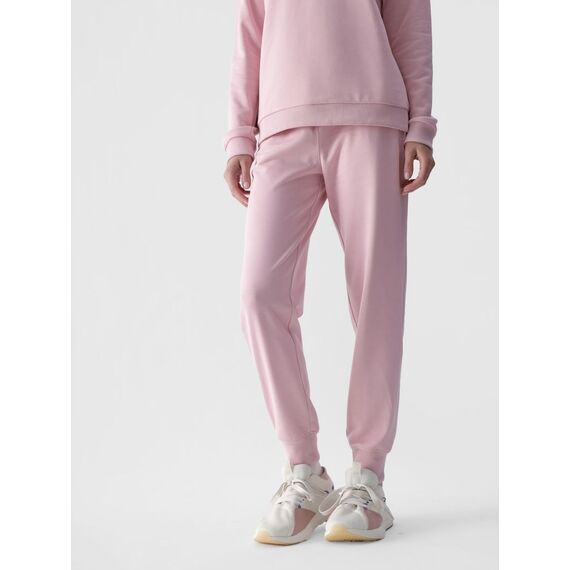 4F spodnie dresowe bawełniane damskie F0945 różowe, Kolor: różowy, Rozmiar: XL, 2 zdjęcie