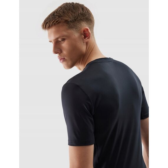 4F koszulka treningowa męska t-shirt FNK M600 czarny, Kolor: czarny, Rozmiar: XL, 3 zdjęcie