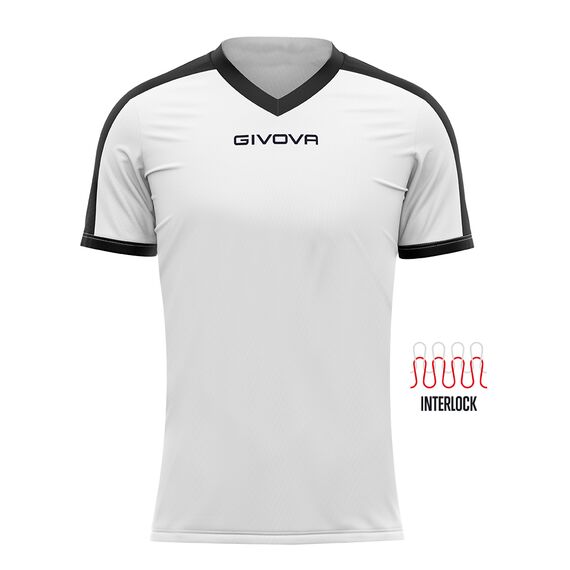 GIVOVA koszulka sportowa męska t-shirt treningowy MAC04 biała, Kolor: biały, Rozmiar: L