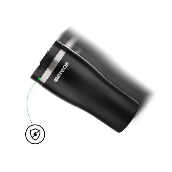 METEOR kubek termiczny na gorące napoje 480 ml BBP Free czarny, 7 zdjęcie