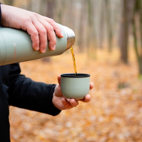 METEOR termos turystyczny na gorące napoje zielony, Kolor: zielony, Waga: 0.2, Pojemność (ml): 1000 ml, 7 zdjęcie