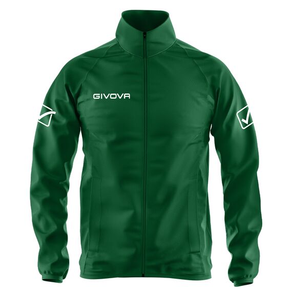 GIVOVA kurtka przeciwdeszczowa ortalion sportowy BASICO zielony, Kolor: zielony, Rozmiar: 2XL