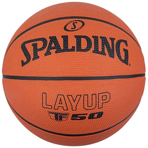 SPALDING piłka do koszykówki treningowa LAYUP TF-50, Kolor: pomarańczowy, Rozmiar: 5